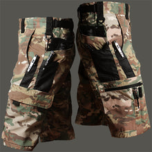 Outdoor-Camouflage-Trainingsshorts mit Mehrfachtaschen für Herren in CP Tarnung