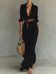 Femmi luxe Kleid in Schwarz