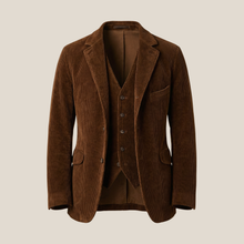 Manuel™ – Elegantes Ensemble aus Blazer und Weste in Marron