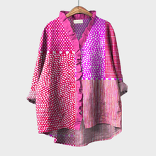 Cassandra™ - Elegante Sommerbluse in Rosenviolett