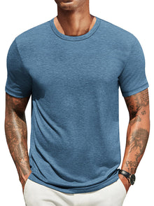 Charles | Hochwertiges Classic-T-Shirt in Dunkelblau