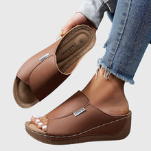 Mila – Stilvolle orthopädische Sandalen für Damen in Braun
