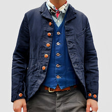 Rick - Bequeme Jacke mit vielen Taschen in Blau