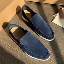 Lester - Moderne Mokassins für Herren, ideal für den Sommer in Blau