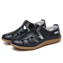 Laura – Orthopädische Damensandalen im Retro-Stil in Schwarz