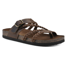 Geflochtene Sandalen Dere in Braun