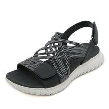 Lea – Lässige Riemchensandalen für Damen in Schwarz