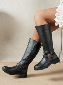 Sommerfeld | ELSIE - Elegante Damenstiefel mit niedrigem Absatz in Schwarz