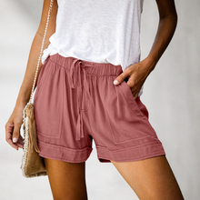 Barbara | Lockere Freizeit-Shorts in Rouge
