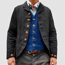 Rick - Bequeme Jacke mit vielen Taschen in Schwarz