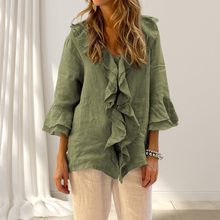 Raffaella | Elegante Bluse in Grün