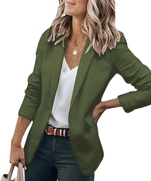 Fannia - Damenblazer mit elegantem Einreiher-Design in Grün