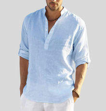 Ronie | Lässiges Shirt mit lockerer Passform in Hellblau