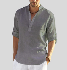 Ronie | Lässiges Shirt mit lockerer Passform in Grau