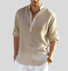 Ronie | Lässiges Shirt mit lockerer Passform in Beige