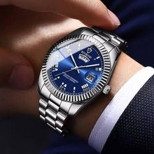 Automatische Luxus-Herrenuhr | Elegantes Design & Präzises Uhrwerk in Blau