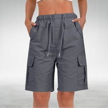 Meicey™ - Bequeme Cargoshorts in Dunkelgrau