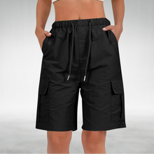 Meicey™ - Bequeme Cargoshorts in Schwarz