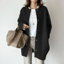 Ciela | Kuschelige Leichte Strickjacke in Schwarz