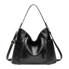 Blanche | Luxuriöse Ledertasche in Schwarz