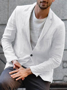 Blazer Herren | Einreihig & Vielseitig im Alltag in Weiß