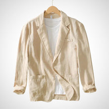 Blazer Herren | Taillierter Schnitt & Reverskragen in Beige