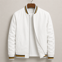 Bomber Jacke Herren | Sportlich & Lässig in Weiß