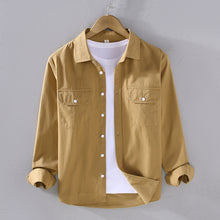 Gerald | Klassisches Frontier-Overshirt in Khaki