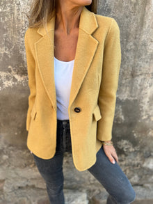 Maya | Urbaner Chic-Blazer in Gelb