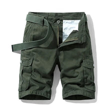 Cargo Shorts Herren | Viele Taschen & Robuster Style in Grün