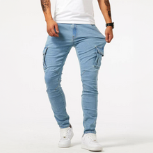 Cargohosen Herren | Slim Fit & Urban in Blau