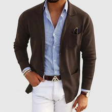 Herren Casual Regular Fit Sommer Blazer in Braun