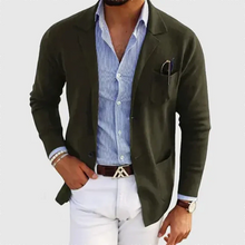 Herren Casual Regular Fit Sommer Blazer in Grün