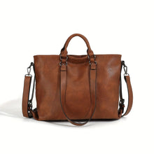 Anita | Vintage-Tasche aus Kunstleder in Braun