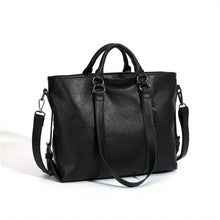 Anita | Vintage-Tasche aus Kunstleder in Schwarz