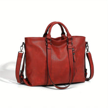 Anita | Vintage-Tasche aus Kunstleder in Rot