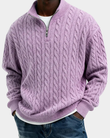 Pullover Herren | Wärmend & Vielseitig in Lila