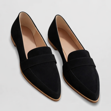 Christa | Damen Loafer Für Frühling in Schwarz