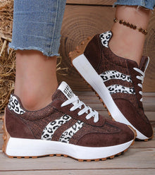 Andrea | Elegante Sneakers für den Alltag in Leopardbraun