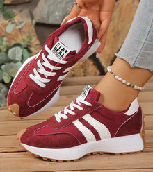 Andrea | Elegante Sneakers für den Alltag in Rot