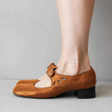Damen Sandalen im eleganten Design in Erdbraun