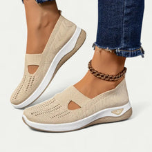 Damen Casual Slip-On Sommer Schuhe in Beige