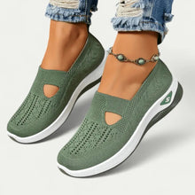 Damen Casual Slip-On Sommer Schuhe in Grün