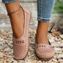 Damen Slip-On Loafer Schuhe im komfortablen Stil in Hellrosa