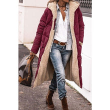 HAMPTON | SHERPA-GEFÜTTERTER MANTEL in Rot