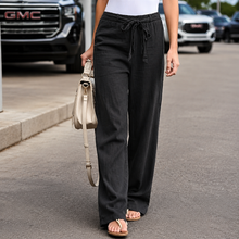 Loraine | Trendige Hose mit weitem Bein in Grau