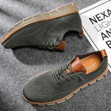 Karl – UltraKomfort Sneaker in Olivgrün