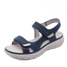 Sarah – Orthopädische Sandalen für Damen in Blau