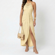 Pedra™ - Fließendes Wickelkleid in Gelb