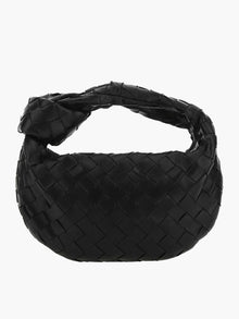 Gewebte Mini-Handtasche Damen | Elegantes Design & Luxuriöser Stil in Schwarz